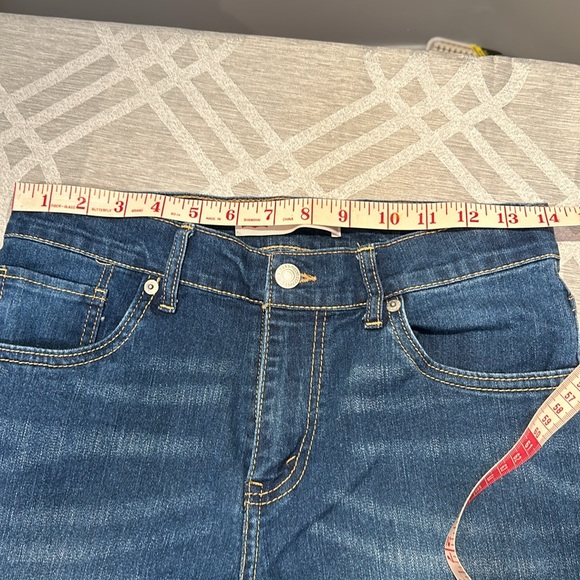 Levis 511 Slim women Jeans size regular 16 W28 L30 dark blue 16 fits XL - Picture 7 of 11